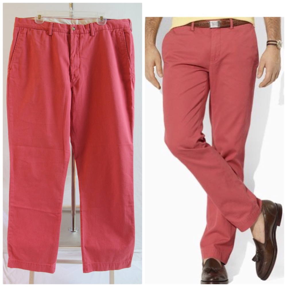 Polo Ralph Lauren Classic Fit Chinos Red 38 x 32